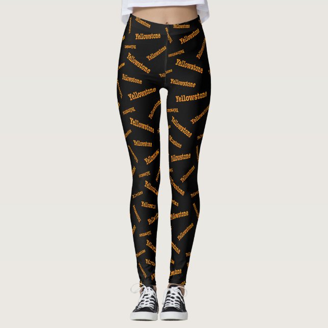 Leggings Yellowstone Words (Devant)