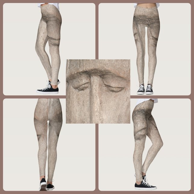 Leggings Yeux de grains de bois (Créateur téléchargé)