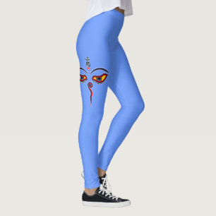 Leggings Yeux de sagesse de Bouddha - Les yeux du temple Bo