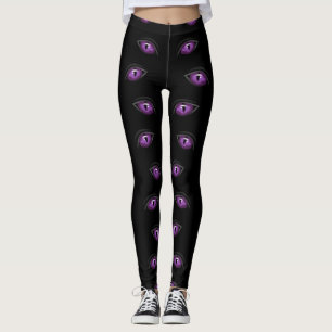 Leggings yeux pourpres regardant Thunder_Cove