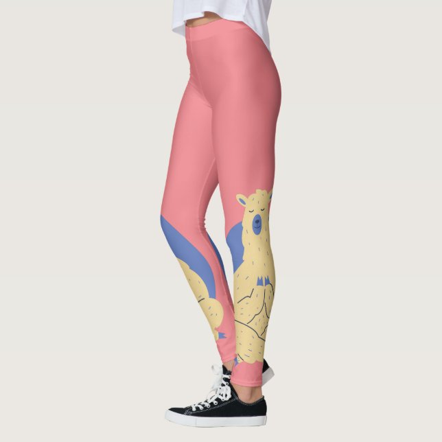 Leggings Yoga Llama (Gauche)