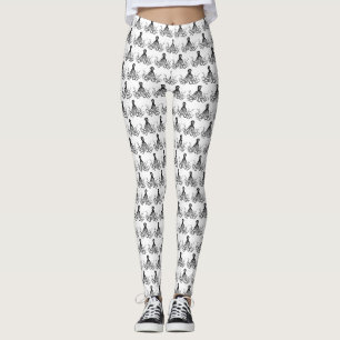 Leggings Yoga Pants Vintage Octopus