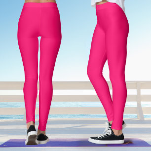Leggings Yoga rose chaud gras