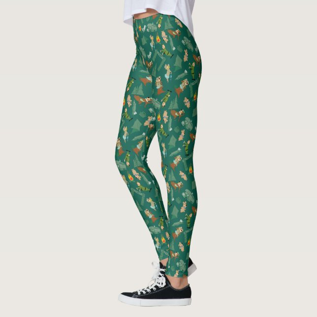 Leggings Yogi Bear et les amis Jellystone Park Camp Motif (Gauche)