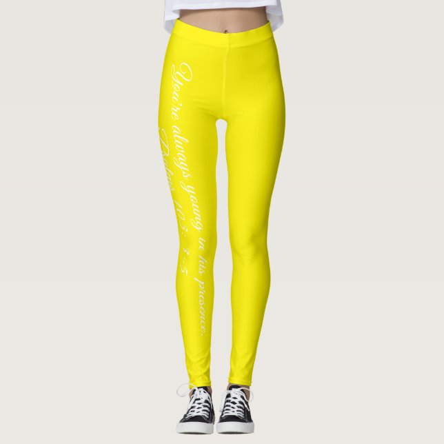 Leggings - young in his presence (Front)