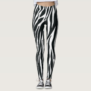 Leggings Zebra Look