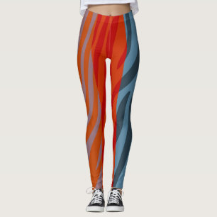 Leggings Zebra moderne Motif d'impression #20