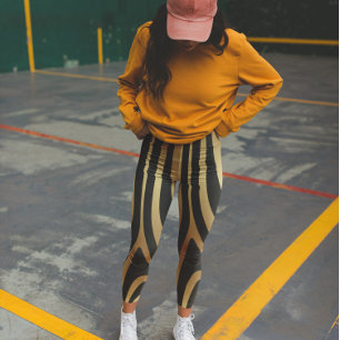 Leggings Zebra Wild Animal Motif