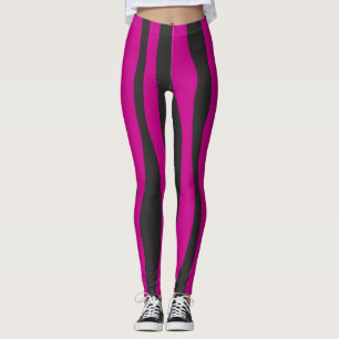 Leggings Zèbre pourpre