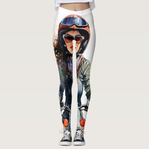 Leggings "Zephyra" "Vento Dolce" - Vent doux