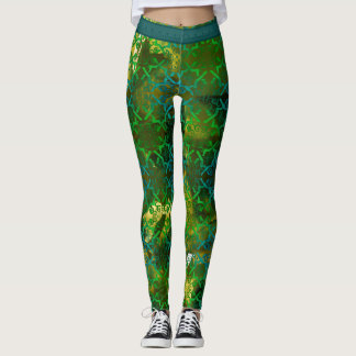 Leggings zócalo in green