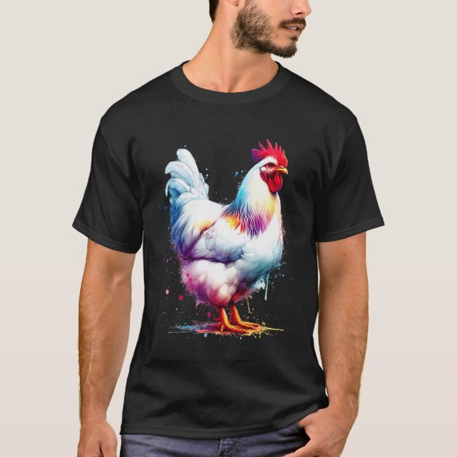 Leghorn Chicken T-Shirt (Front)
