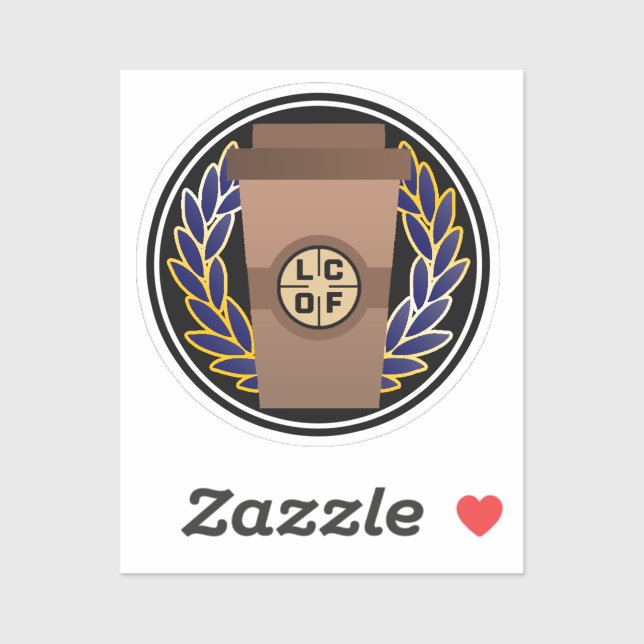 Legion de café Vinyl Sticker (Feuille)