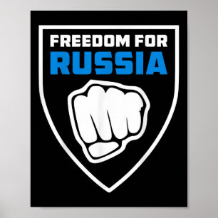 Legion Freedom For Russia Anti-war Flag Russian Pr Poster