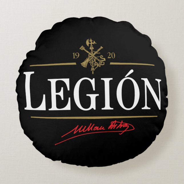 Legion Round Pillow (Front)