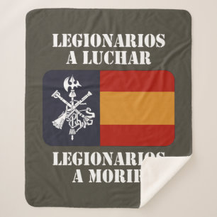 Legionarios a luchar 2 sherpa blanket