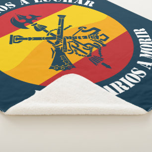 Legionarios a luchar sherpa blanket