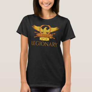 Legionary Ancient Roman Legion Eagle Aquila Spqr T-Shirt