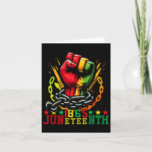 Legitimate Juneteenth 1865  Card
