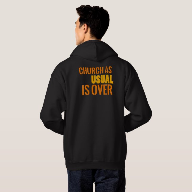 L'Église Comme D'Habitude Est Sur Les Mens Sweat - (Dos entier)