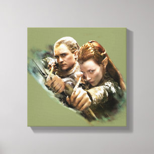 LEGOLAS GREENLEAF™ and TAURIEL™ Graphic Canvas Print