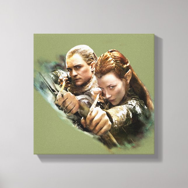 LEGOLAS GREENLEAF™ and TAURIEL™ Graphic Canvas Print (Front)