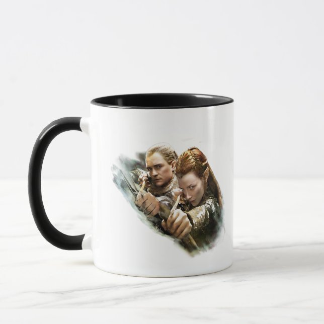 LEGOLAS GREENLEAF™ and TAURIEL™ Graphic Mug (Left)