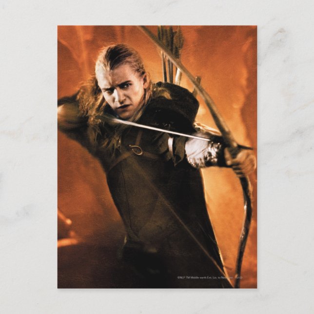 LEGOLAS GREENLEAF™ Drawing Bow 3 Postcard (Front)