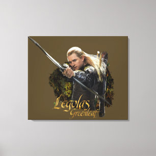 LEGOLAS GREENLEAF™ Drawing Bow Graphic Canvas Print