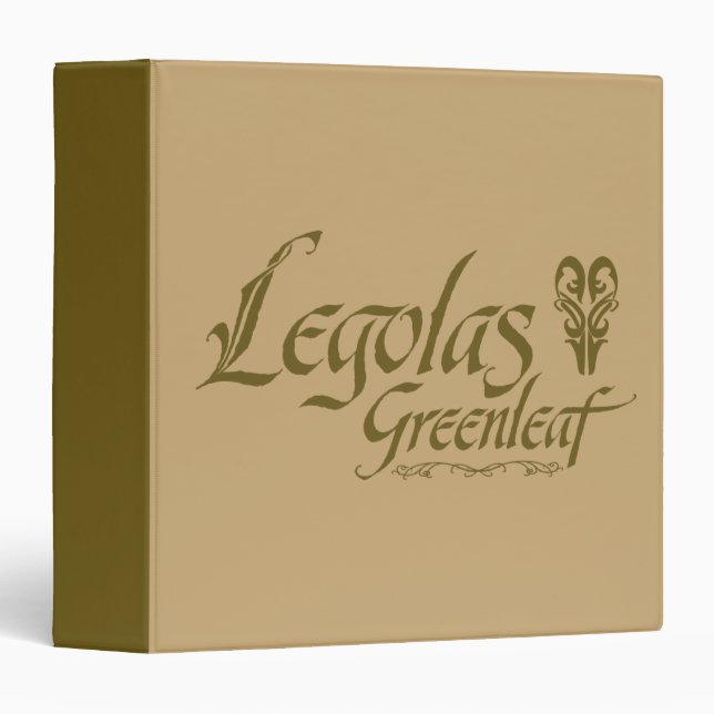 LEGOLAS GREENLEAF™ Name Binder (Front/Spine)