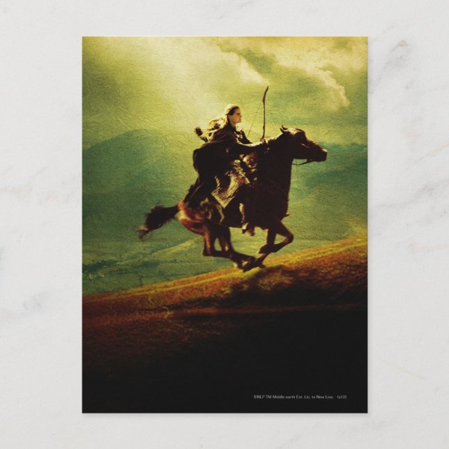 LEGOLAS GREENLEAF™ on Horse Postcard (Front)