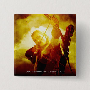 LEGOLAS GREENLEAF™ Shooting Arrow 2 Inch Square Button