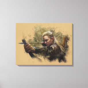 LEGOLAS GREENLEAF™ Sketch Canvas Print