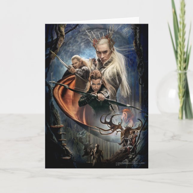 LEGOLAS GREENLEAF™, TAURIEL™, and Thranduil Card (Front)