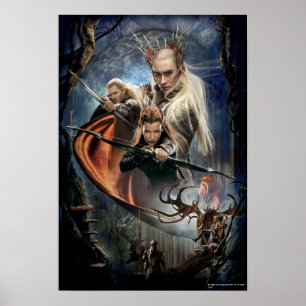 LEGOLAS GREENLEAF™, TAURIEL™, and Thranduil Poster