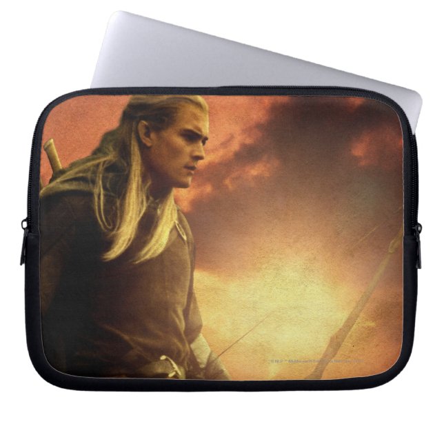 LEGOLAS GREENLEAF™ with Bow Laptop Sleeve (Front)