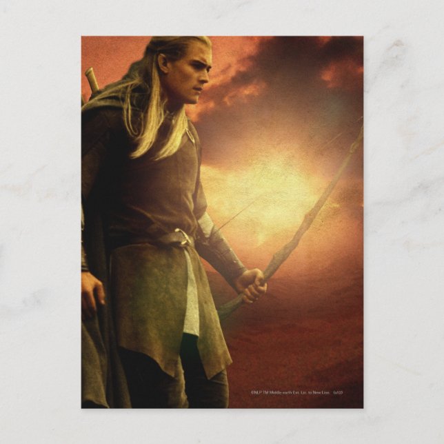 LEGOLAS GREENLEAF™ with Bow Postcard (Front)