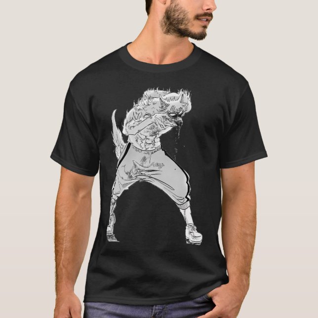 Legoshi Fighting Design T-Shirt (Front)
