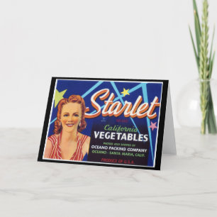 Légumes Starlet - Carte de voeux