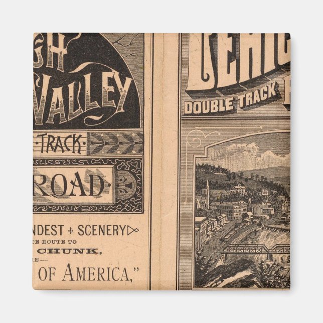 Lehigh Valley Railroad Magnet (Front)