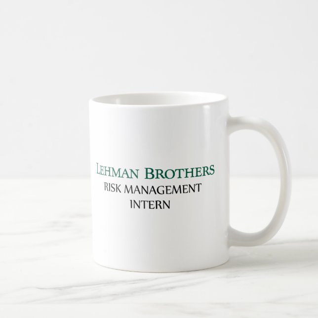Lehman Brothers Risk Management Intern Mugs (Right)