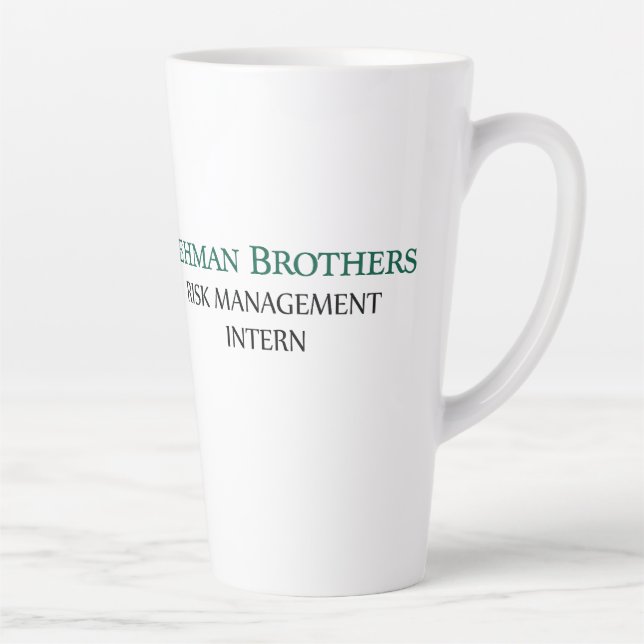 Lehman Brothers Risk Management Intern Mugs (Right)