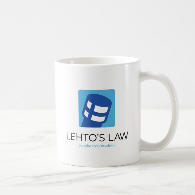 Lehto's Law Logo Coffee Mug (Right)