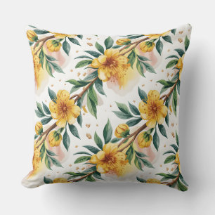 Lehua Mamo Dream – Hawaii’s Golden Heart Throw Pillow