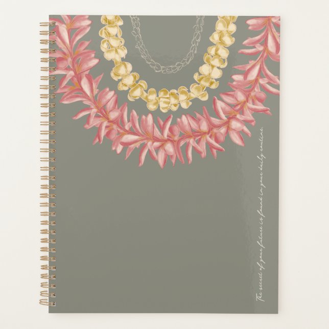 Lei Day by Wander With Aloha, Create Your Future Planner (Front)
