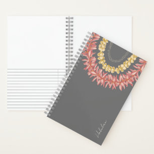 Lei Day - Dove, Personalized Small Notebook
