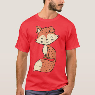 Lei LuThe Floppy Ear FoCute Little Smiling Fo  T-Shirt