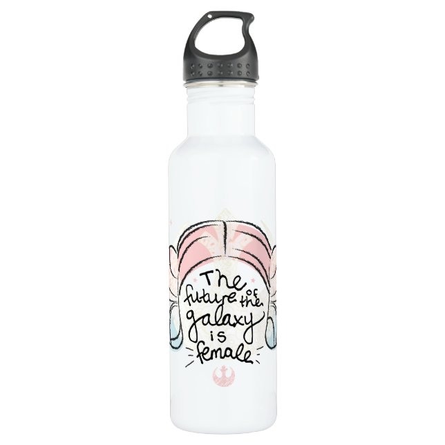 Leia: The Future of the Galaxy is Female 710 Ml Water Bottle (Front)