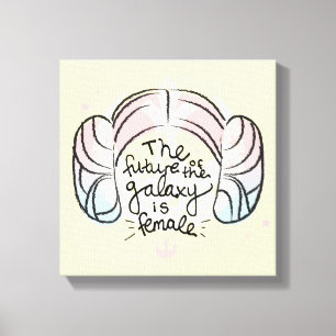 Leia: The Future of the Galaxy is Female Canvas Print