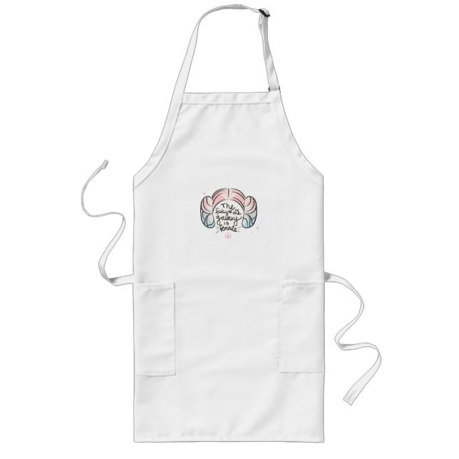 Leia: The Future of the Galaxy is Female Long Apron (Front)